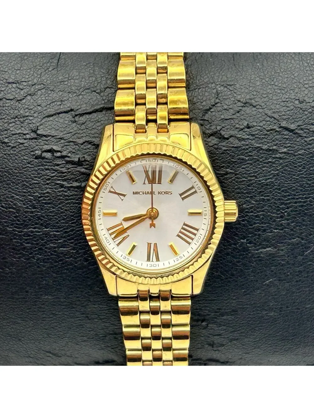 Michael Kors Women\'s Lexington MK3229 Gold Tone St. Steel Working New Battery Michael Kors Women main image 2